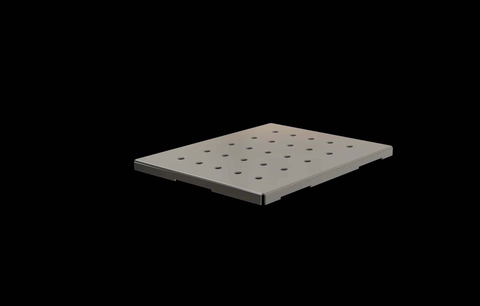 POCONS PES1179 emi cover — CAD render, underside view